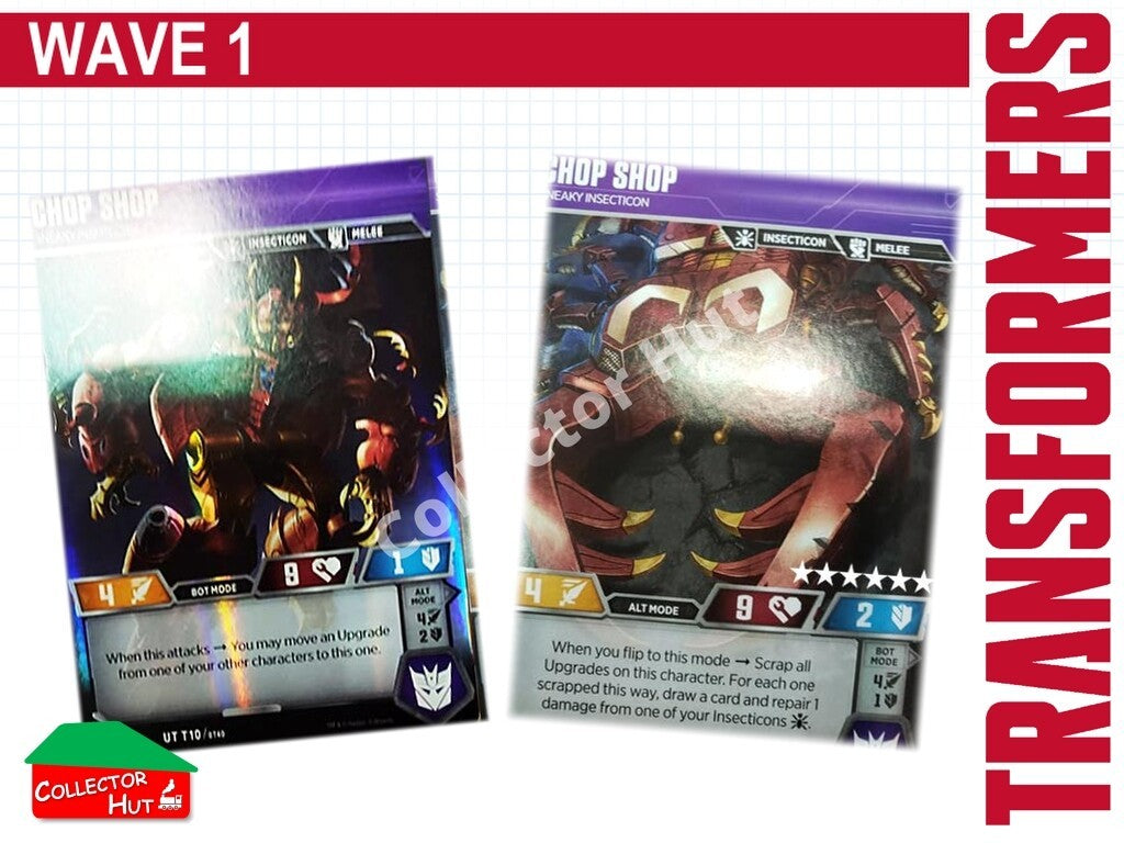 Transformers TCG CHARACTER Trading Cards All Waves