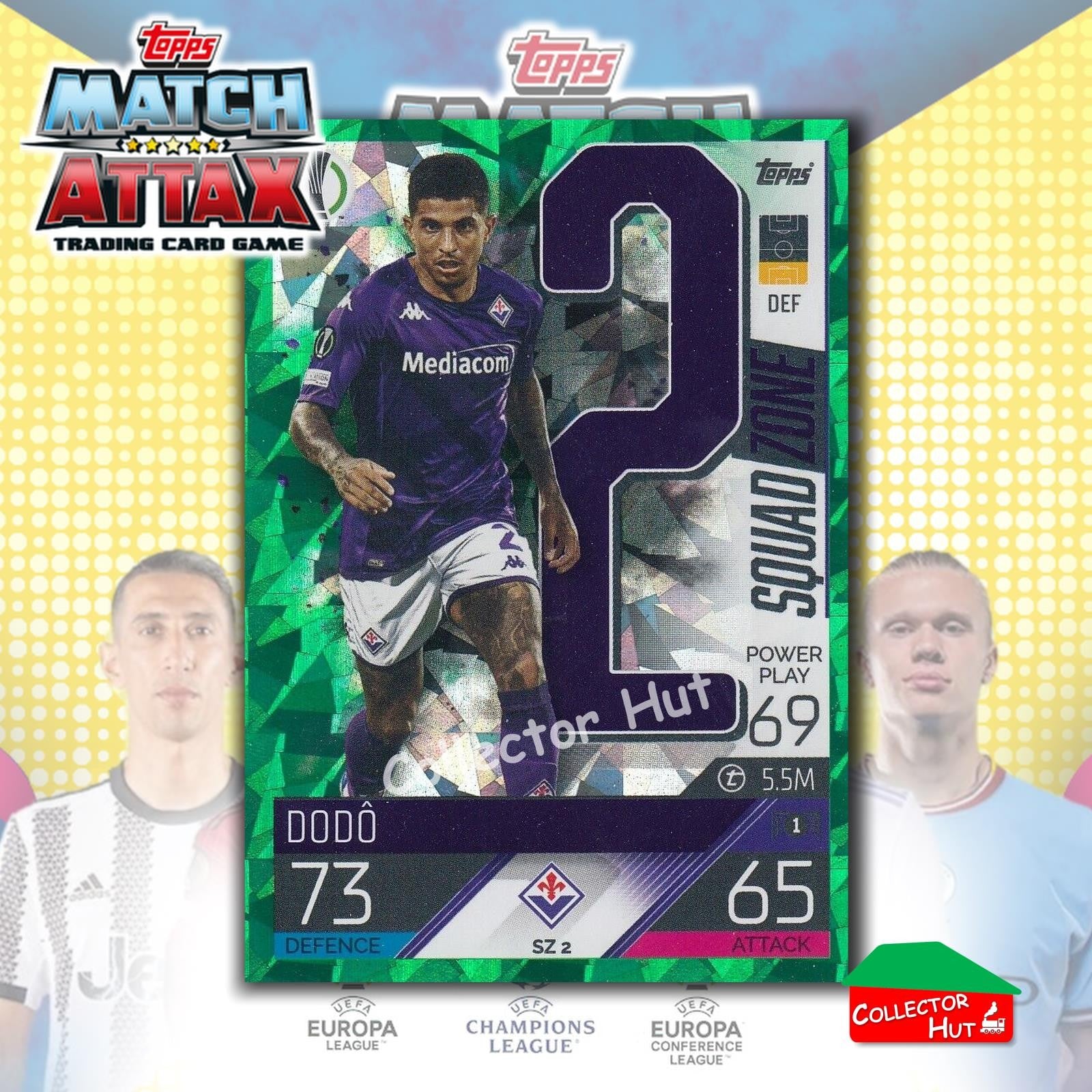 Topps Match Attax Extra 2022/23 Parallel CRYSTAL & EMERALD Cards YOU CHOOSE