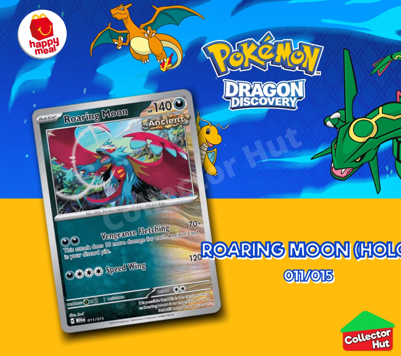 McDonalds Pokémon 2025 Dragon Discovery Card Collection Happy Meal