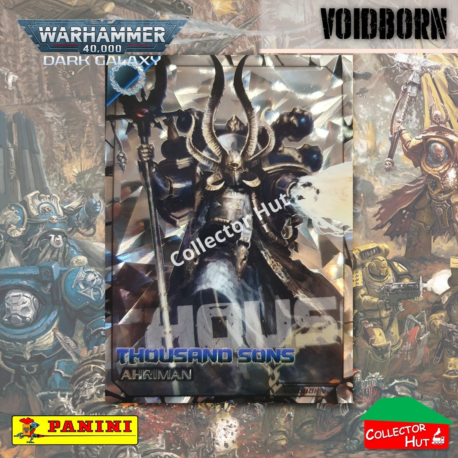 PANINI Warhammer 40,000 Dark Galaxy Parallel Trading Card Crusade Vanguard Purge