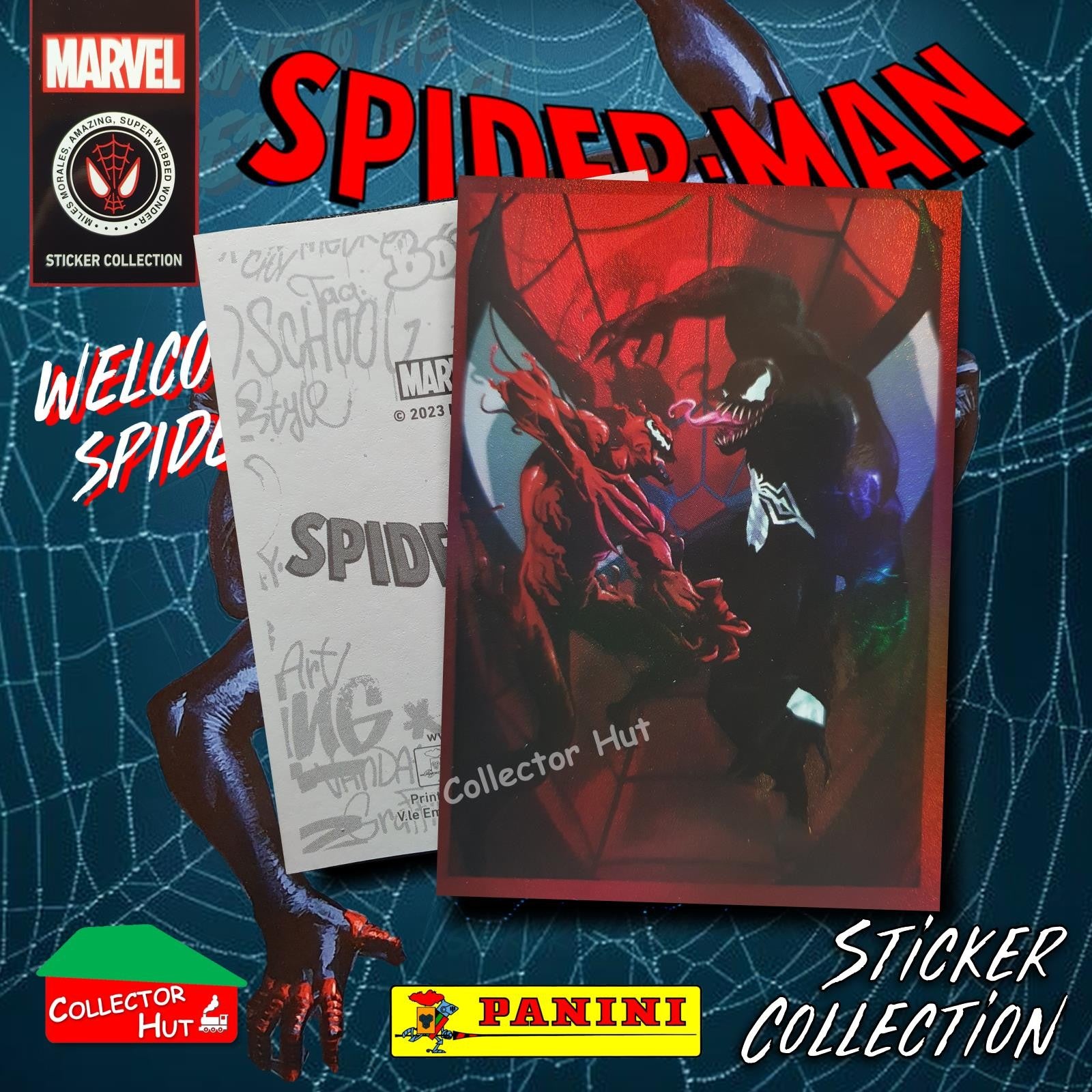 Panini Spider-Man Spider-Verse 2023 Collection Sticker Singles #1-163 & F1-30