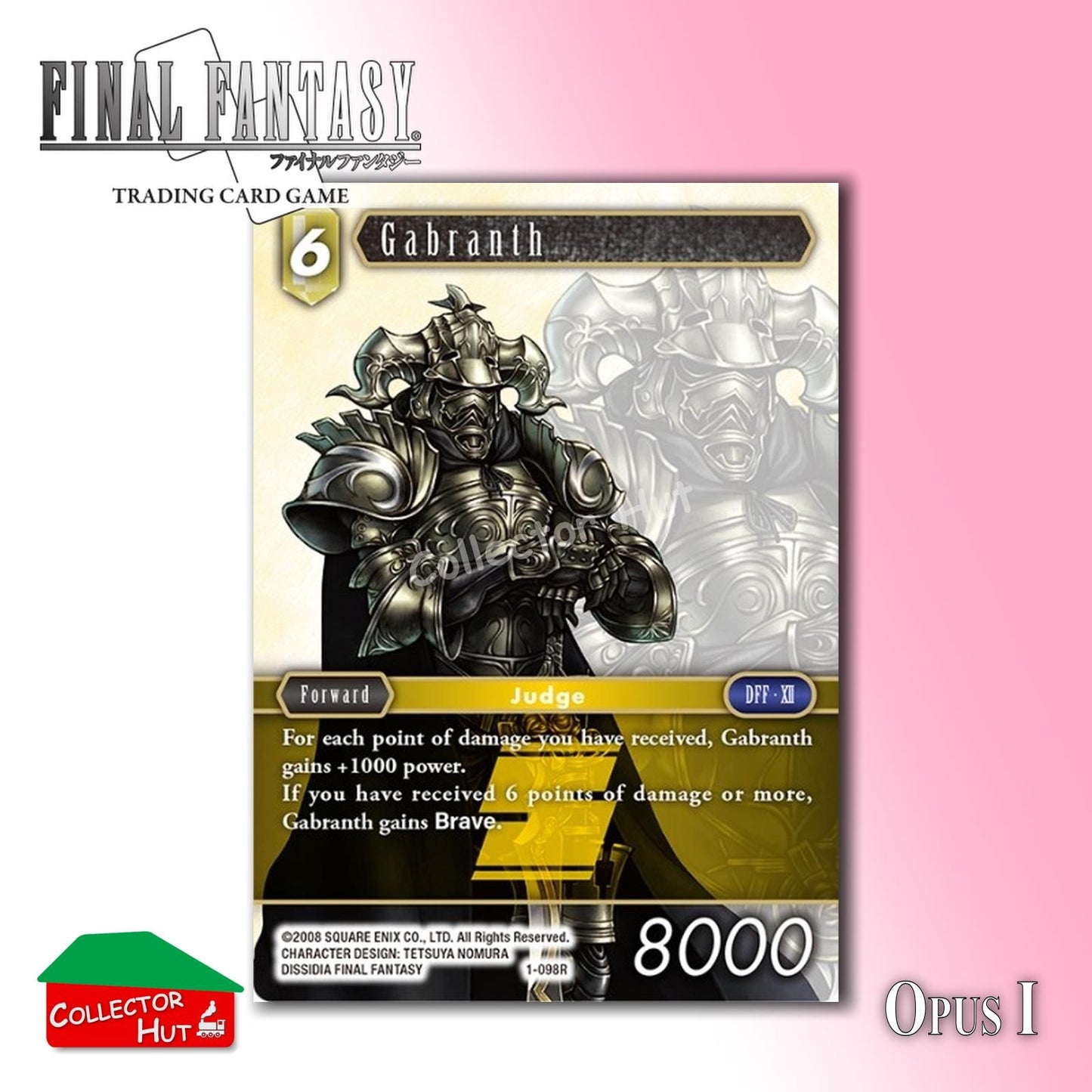 Final Fantasy Trading Card Game OPUS I Singles You Choose