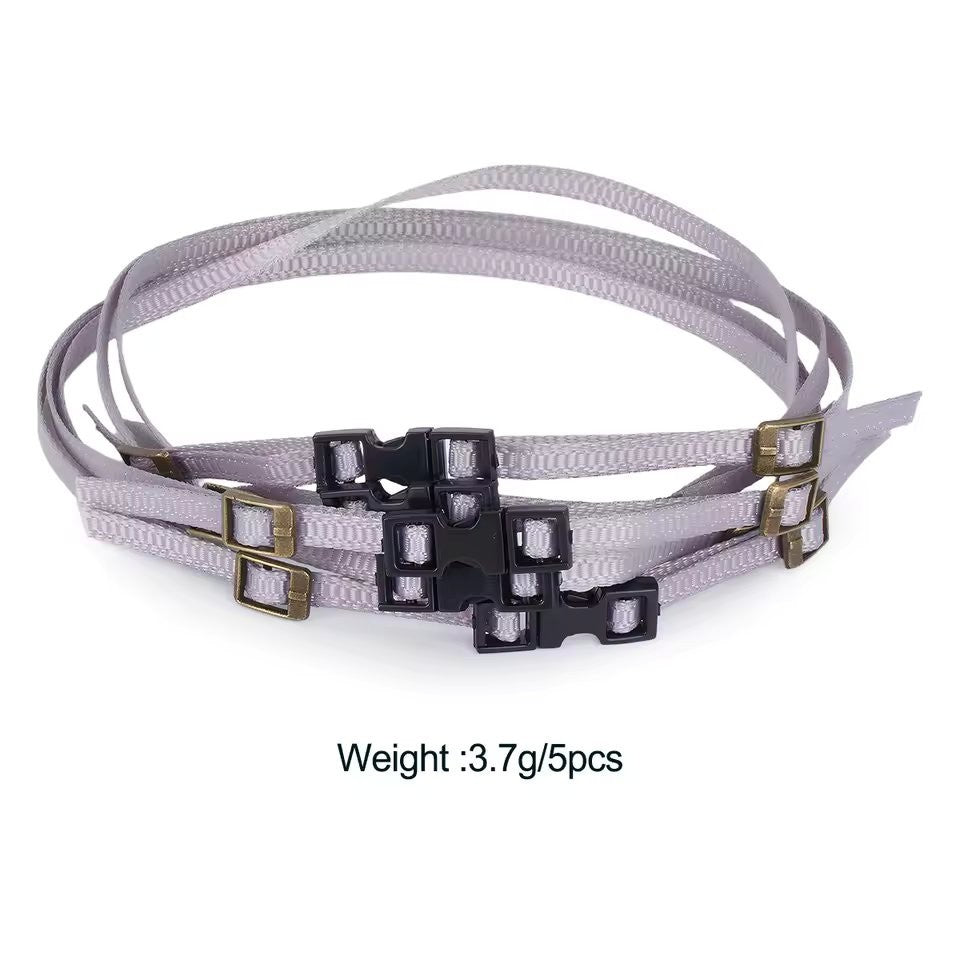 RC Car Truck Roof Rack Lugguage Straps Buckle 30cm 1/8 1/10 1/18 1/24