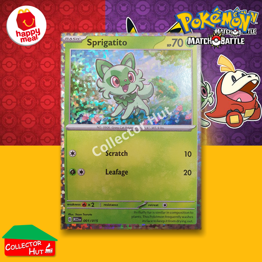 McDonald's Happy Meal 2023 Pokémon Match Battle SINGLE Trading Cards You Choose