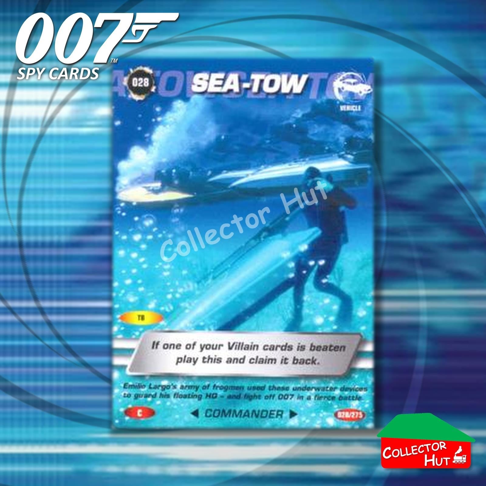 James Bond 007 Commander Spy Cards BASE COMMON YOU CHOOSE