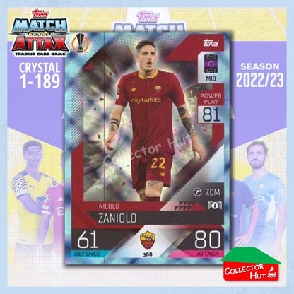 Topps Match Attax Europa Champions League 2022/23 Crystal Parallel Cards 190-387