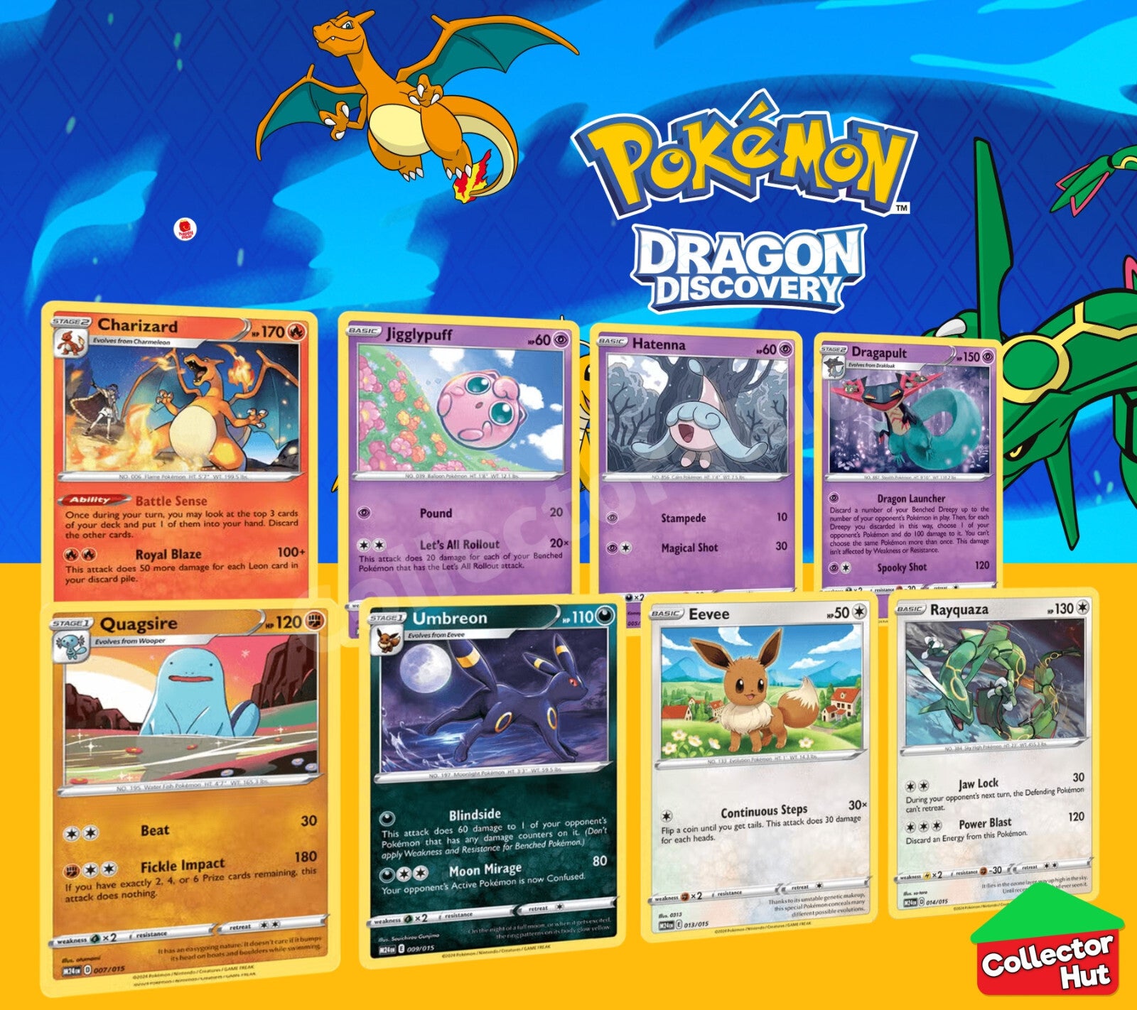 McDonalds Pokémon 2025 Dragon Discovery Card Collection Happy Meal
