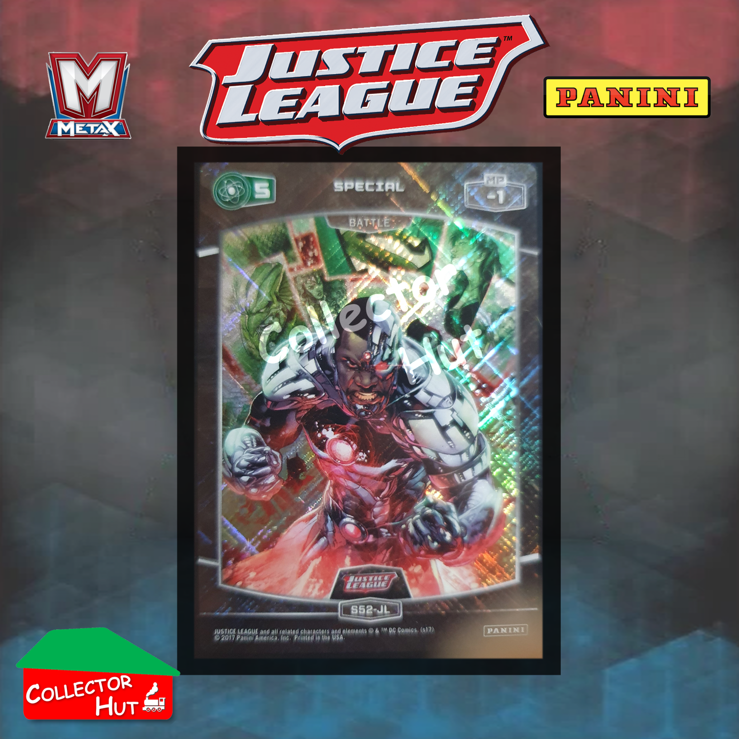 Panini MetaX DC Justice League Foil Cards S1-S72 Choose Your Card