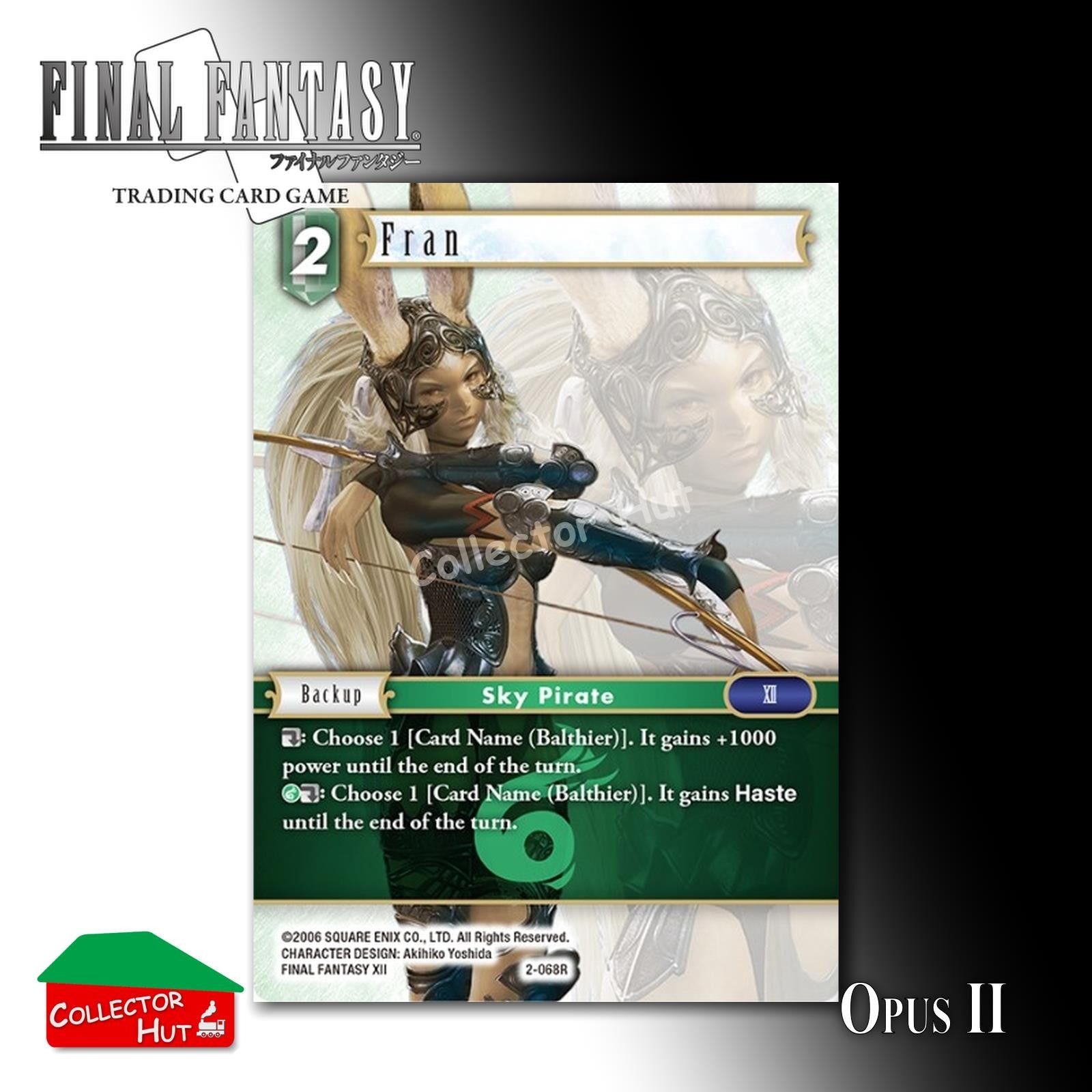 Final Fantasy Trading Card Game OPUS II 2 FOIL CARDS You Choose