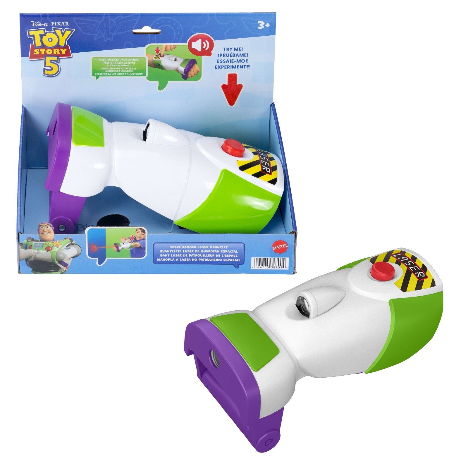Disney Pixar Toy Story Space Ranger Laser Gauntlet Buzz Lightyear Roleplay