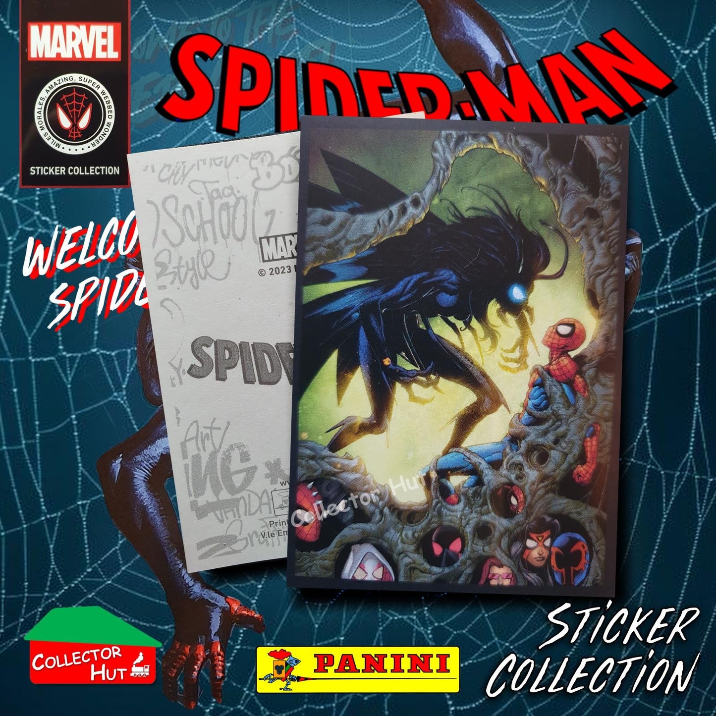 Panini Spider-Man Spider-Verse 2023 Collection Sticker Singles #1-163 & F1-30