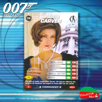 James Bond 007 Commander Spy Cards BASE COMMON YOU CHOOSE