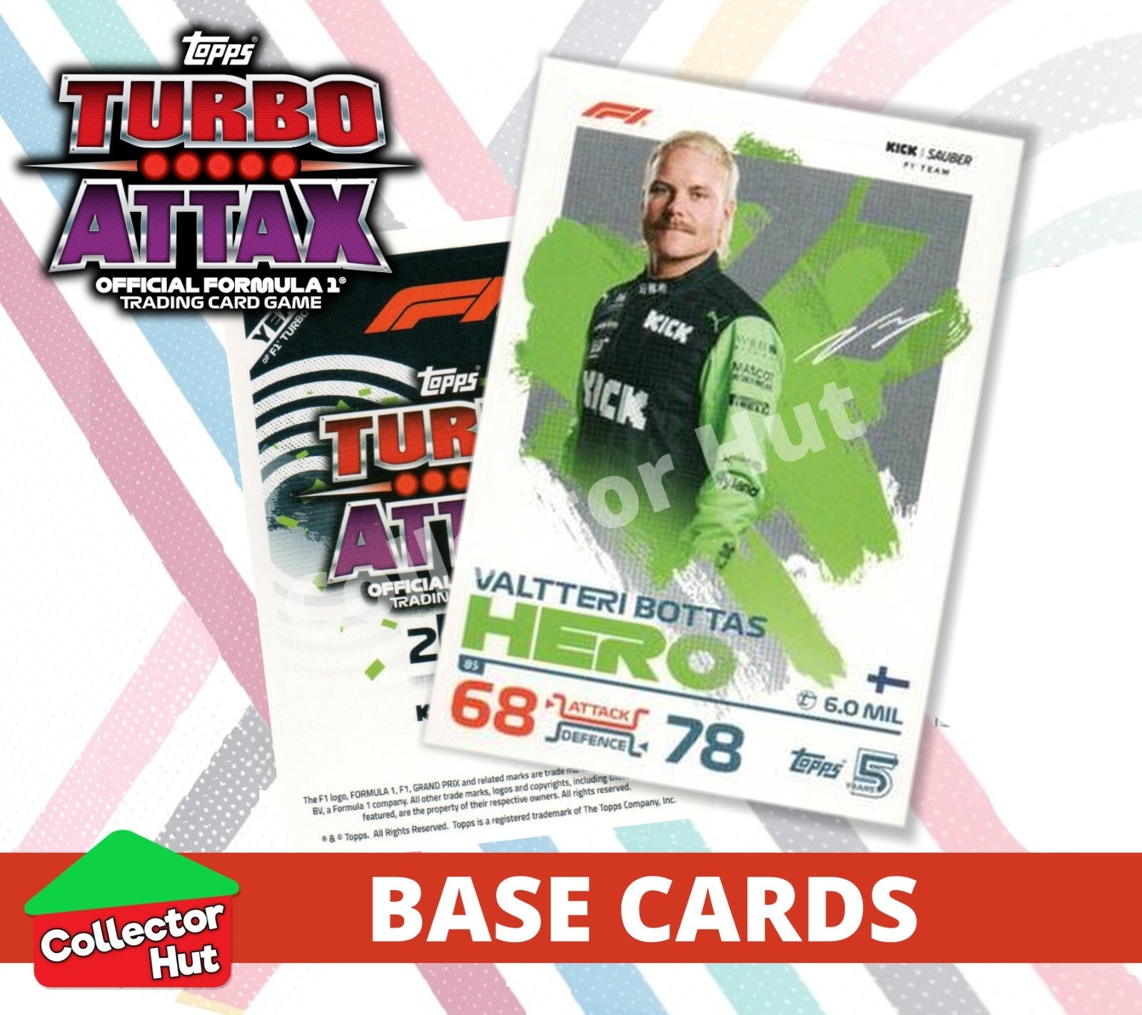 Topps Turbo Attax Formula 1 F1 2024 #1-166 Base Cards YOU CHOOSE