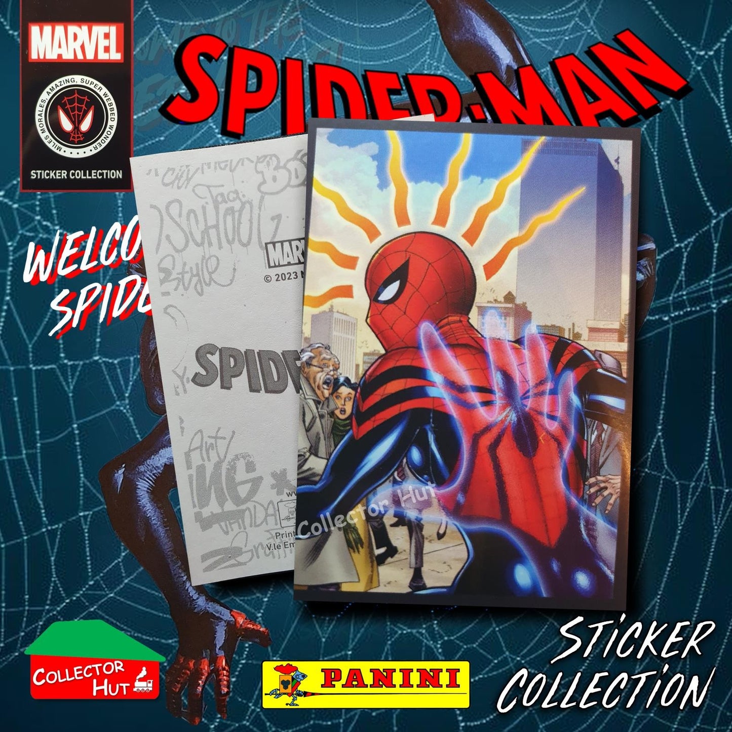 Panini Spider-Man Spider-Verse 2023 Collection Sticker Singles #1-163 & F1-30