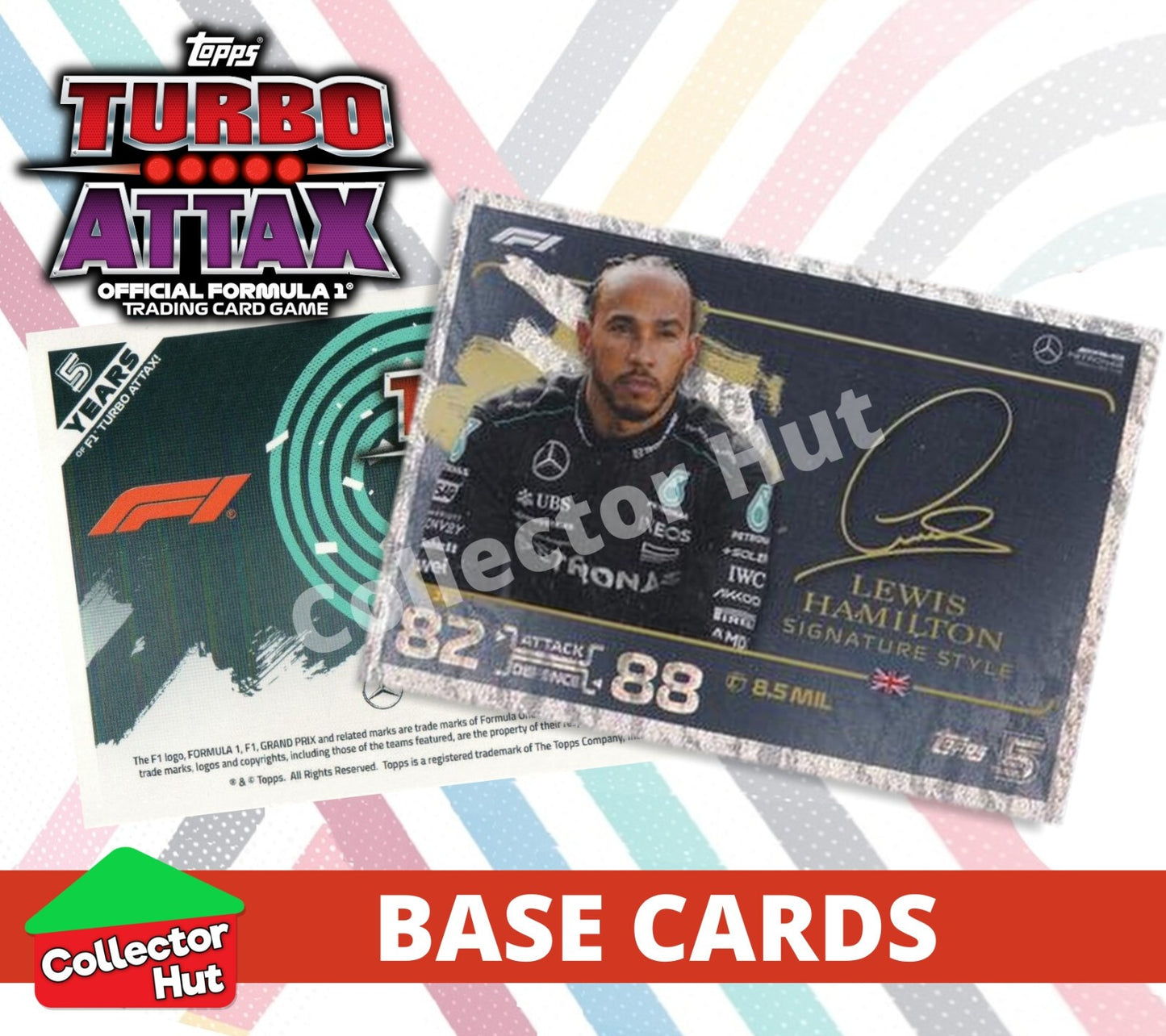 Topps Turbo Attax Formula 1 F1 2024 #1-166 Base Cards YOU CHOOSE