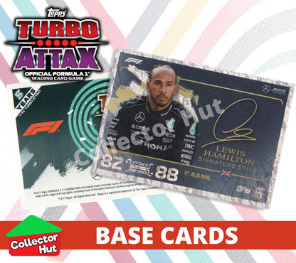 Topps Turbo Attax Formula 1 F1 2024 #1-166 Base Cards YOU CHOOSE