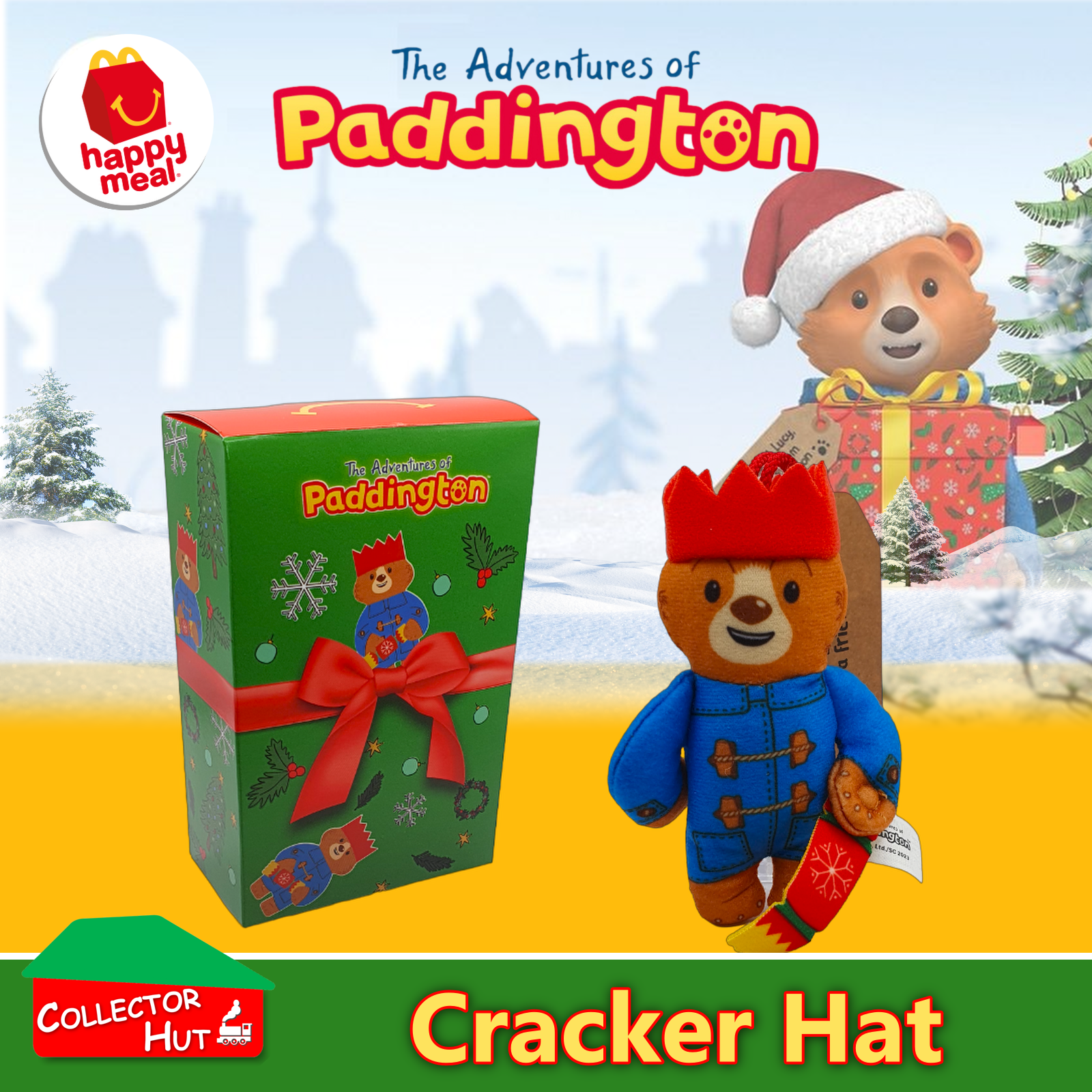 McDonald's Happy Meal The Adventures of Paddington 2023 Christmas Plush Toys