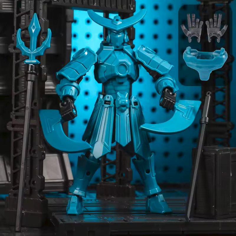 Shapeshift Robots Constructable Posable Action Figures for Art & Build Play