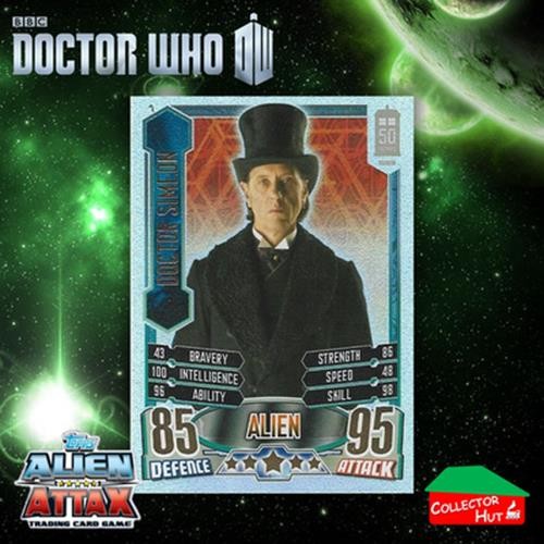 Topps Dr Who Alien Attax 50th Anniversary Edition RARE Limited & Companion Cards