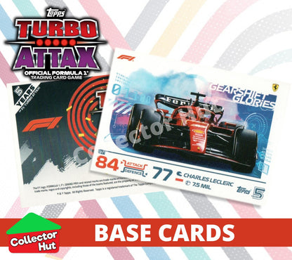 Topps Turbo Attax Formula 1 F1 2024 #1-166 Base Cards YOU CHOOSE