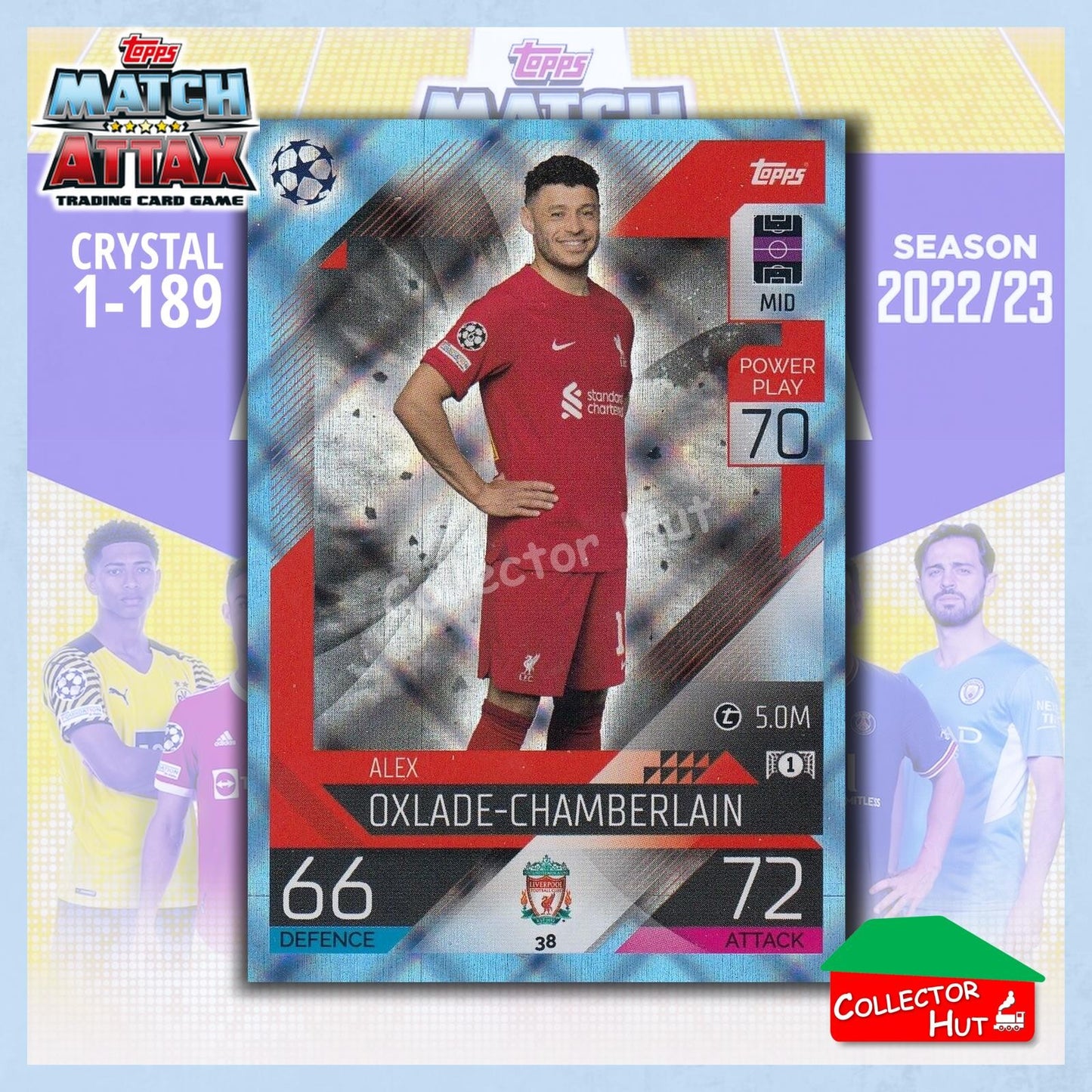 Topps Match Attax Europa Champions League 2022/23 Crystal Parallel Cards 1-189