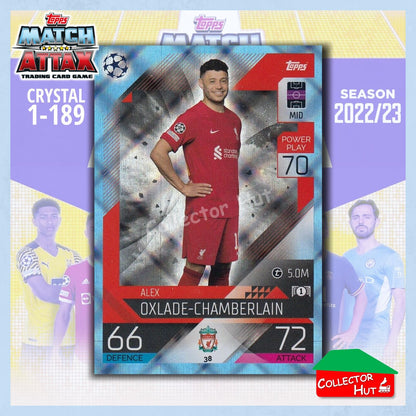 Topps Match Attax Europa Champions League 2022/23 Crystal Parallel Cards 1-189