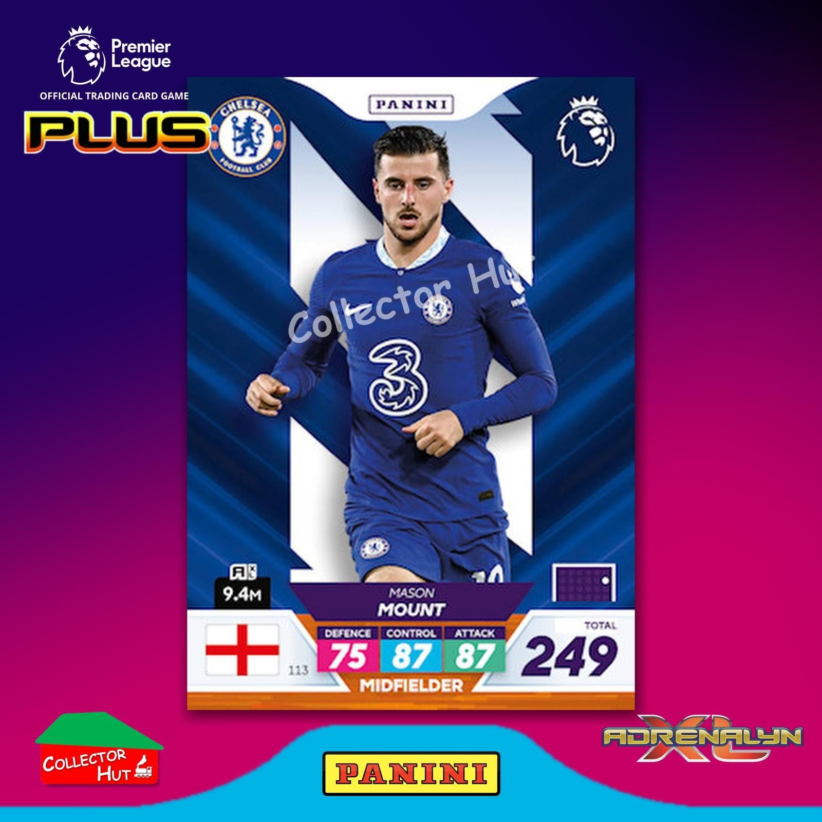 Panini Premier League Adrenalyn XL PLUS 2023 2022/23 Base Cards #10 - #189