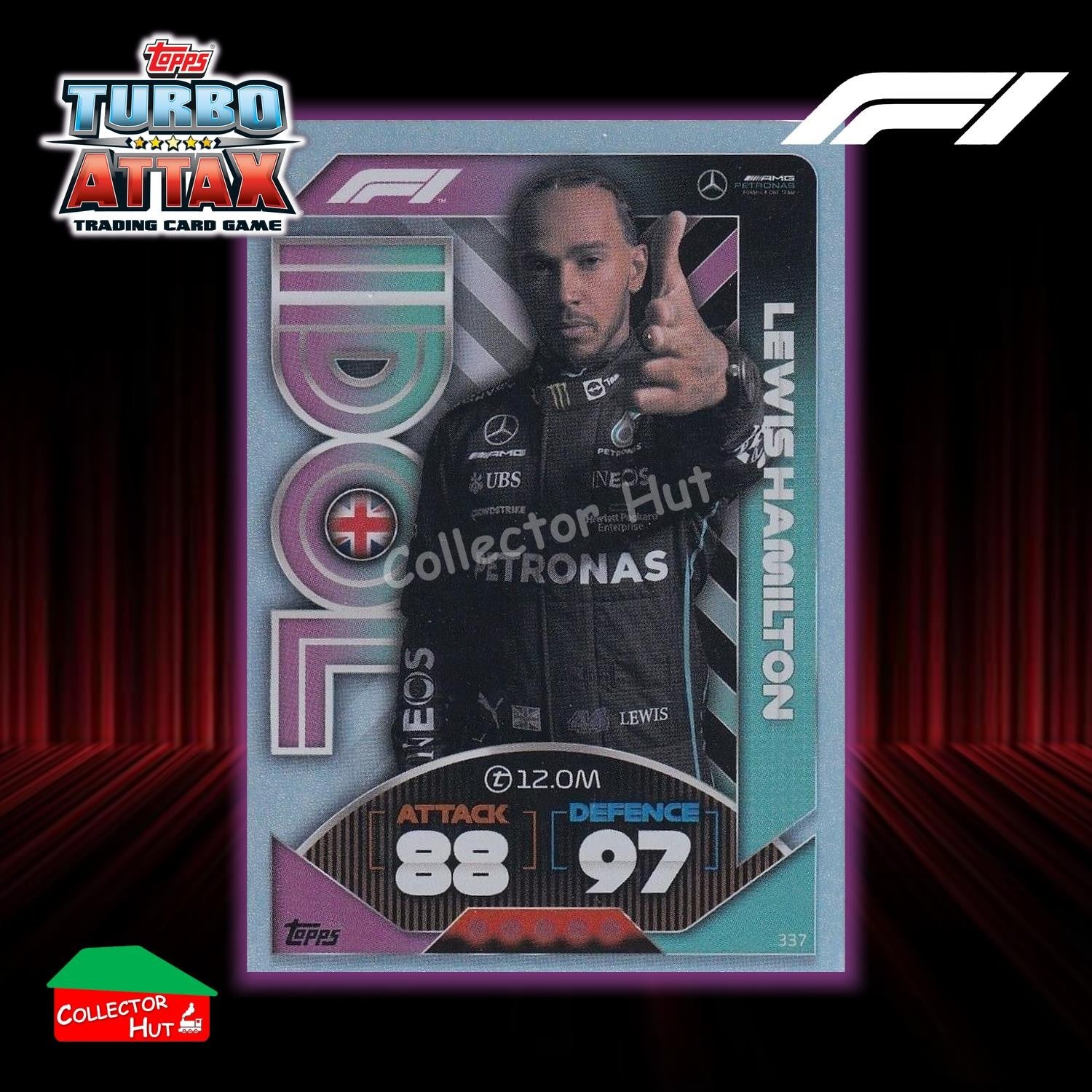 Topps Turbo Attax Formula 1 F1 2022 Limited Edition, 100 Club & Foil Cards