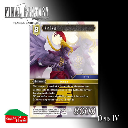 Final Fantasy Trading Card Game OPUS IV 4 Singles You Choose