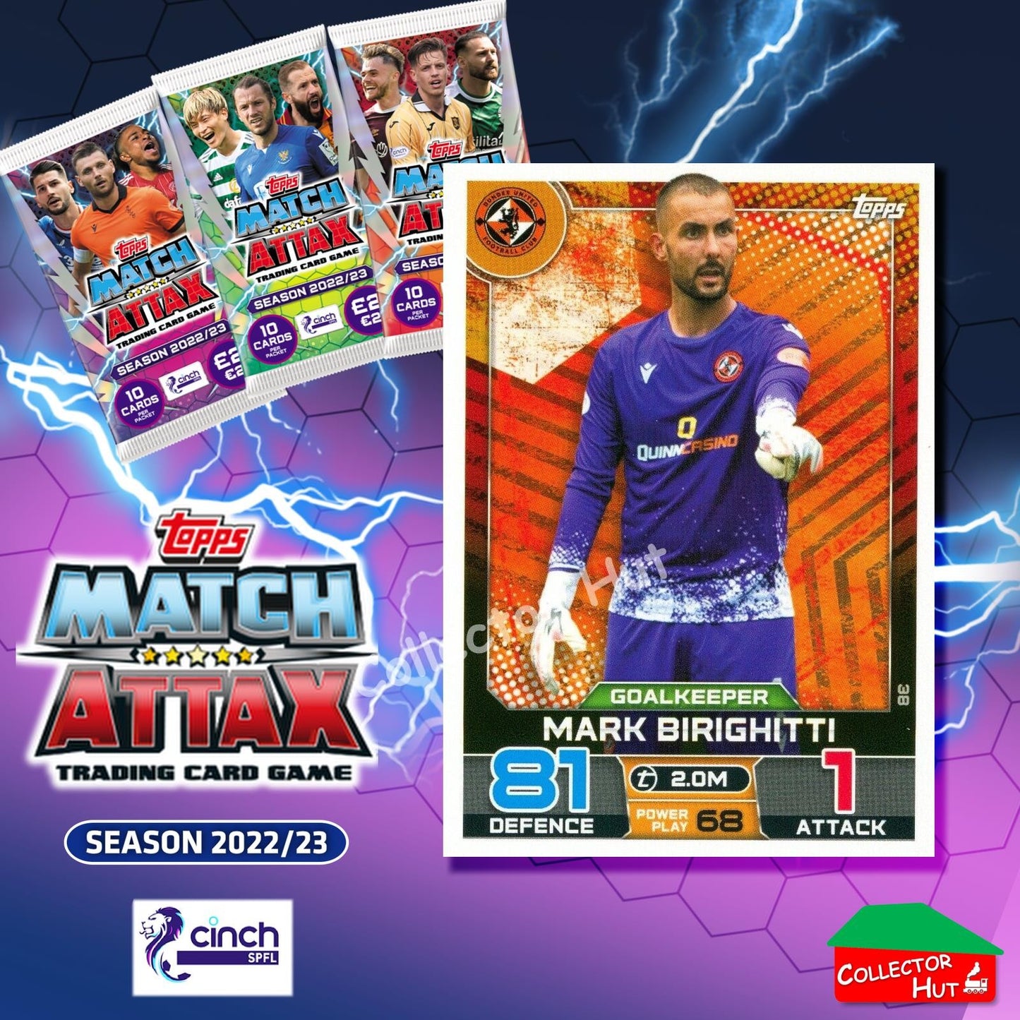 TOPPS MATCH ATTAX SPFL 2022/23 #1-162 Choose Your Card