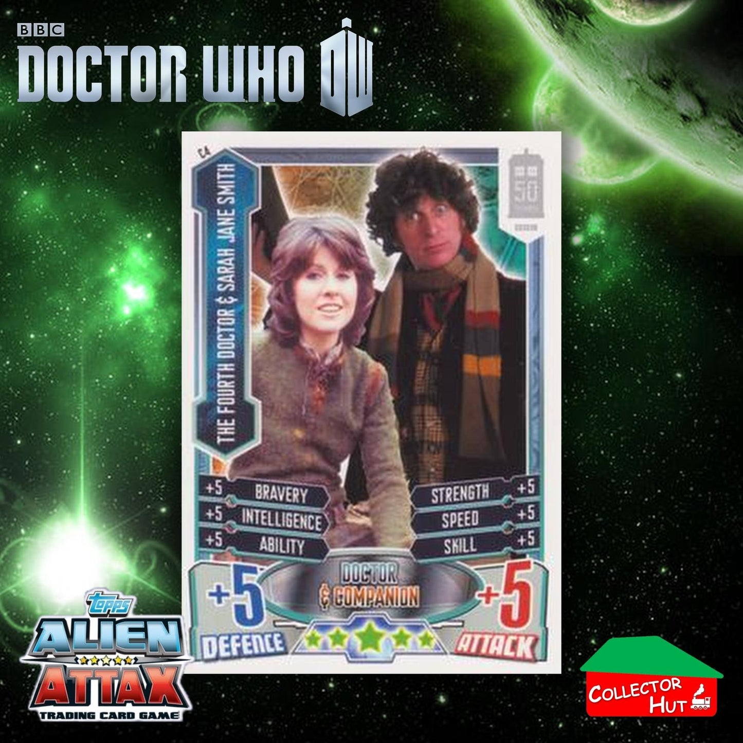 Topps Doctor Who Alien Attax 50th Anniversary Edition Companion Timeless Cards