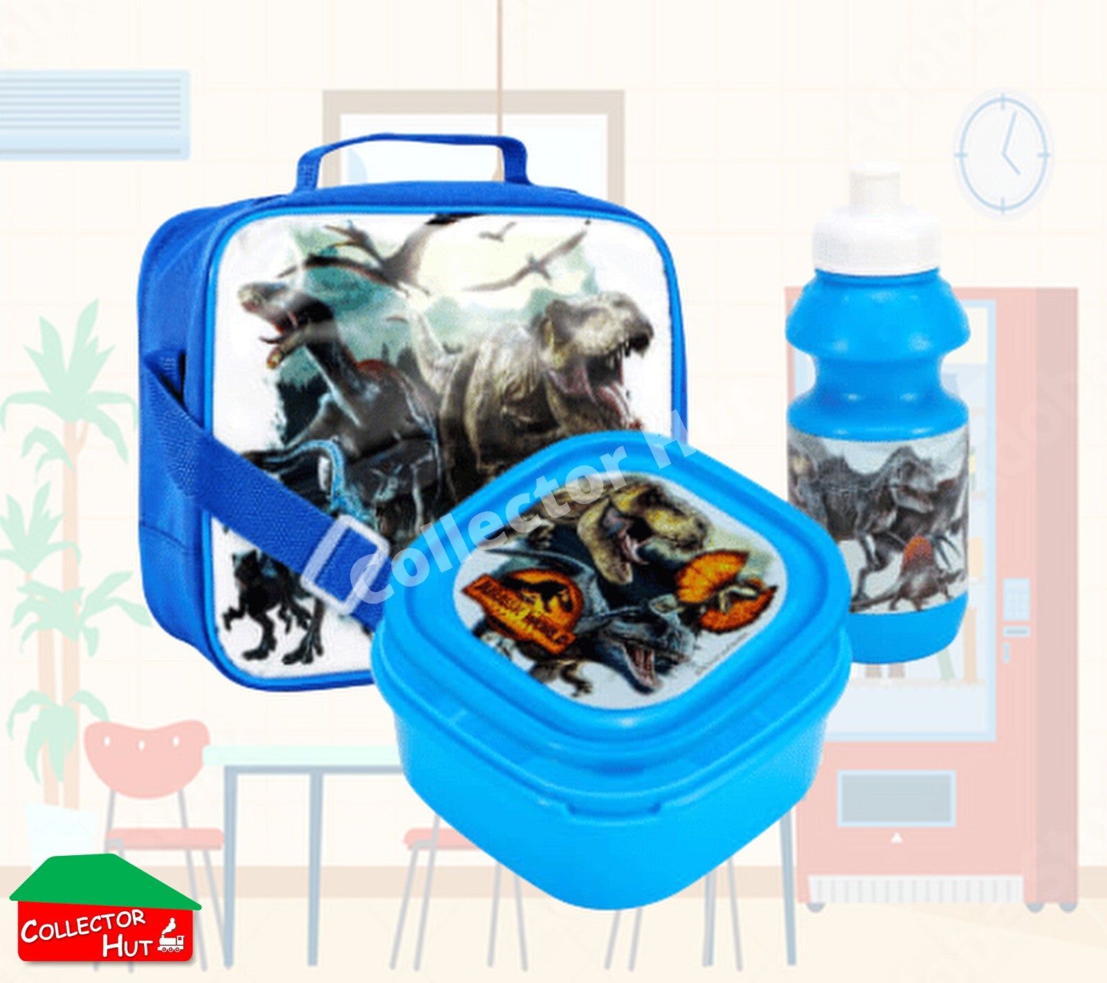 Boys Girls Kids Childrens School Lunch Sets Junior Novelty Character Bag
