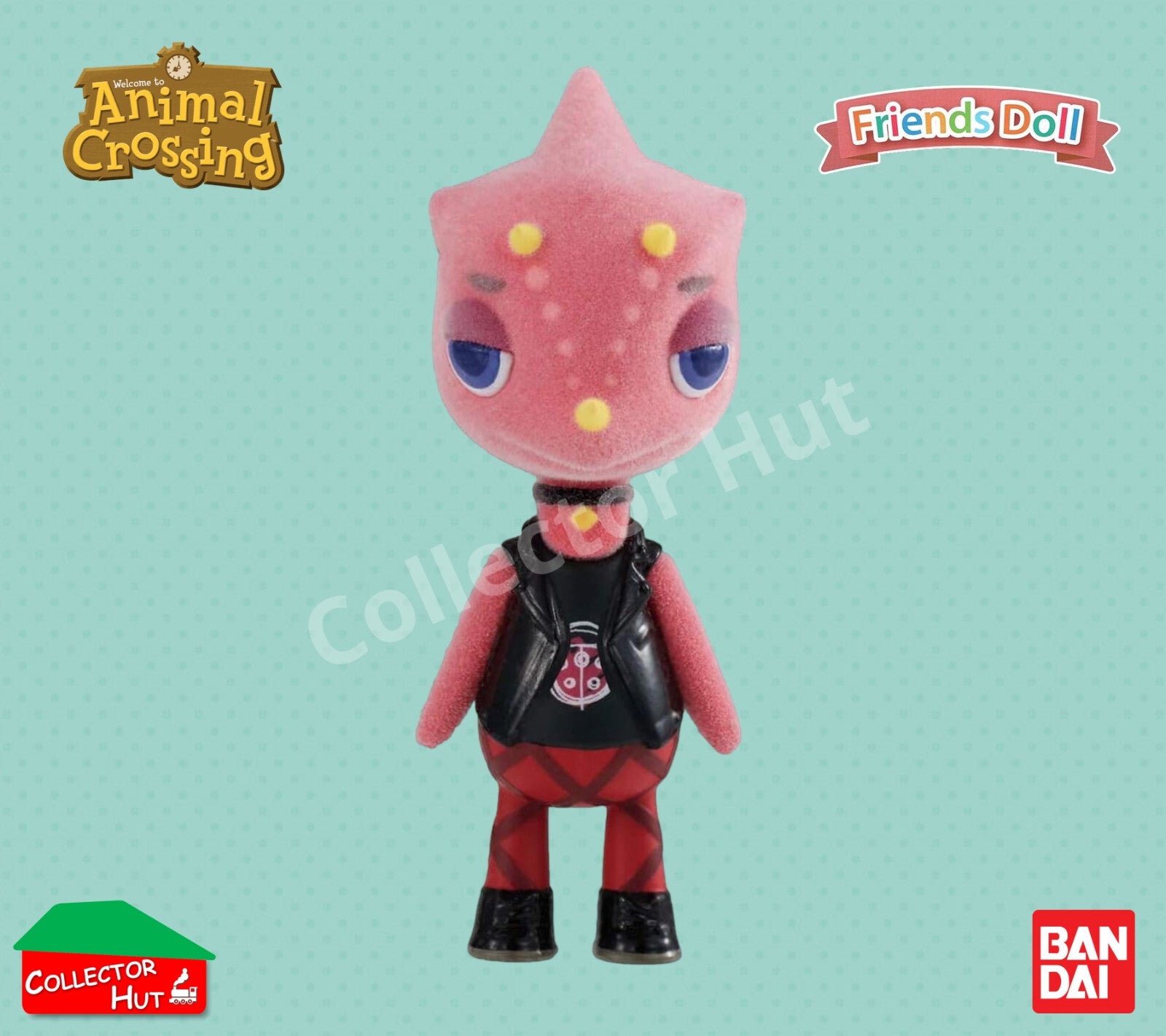Animal Crossing Friends Doll Mini Flocked Figures New Horizons