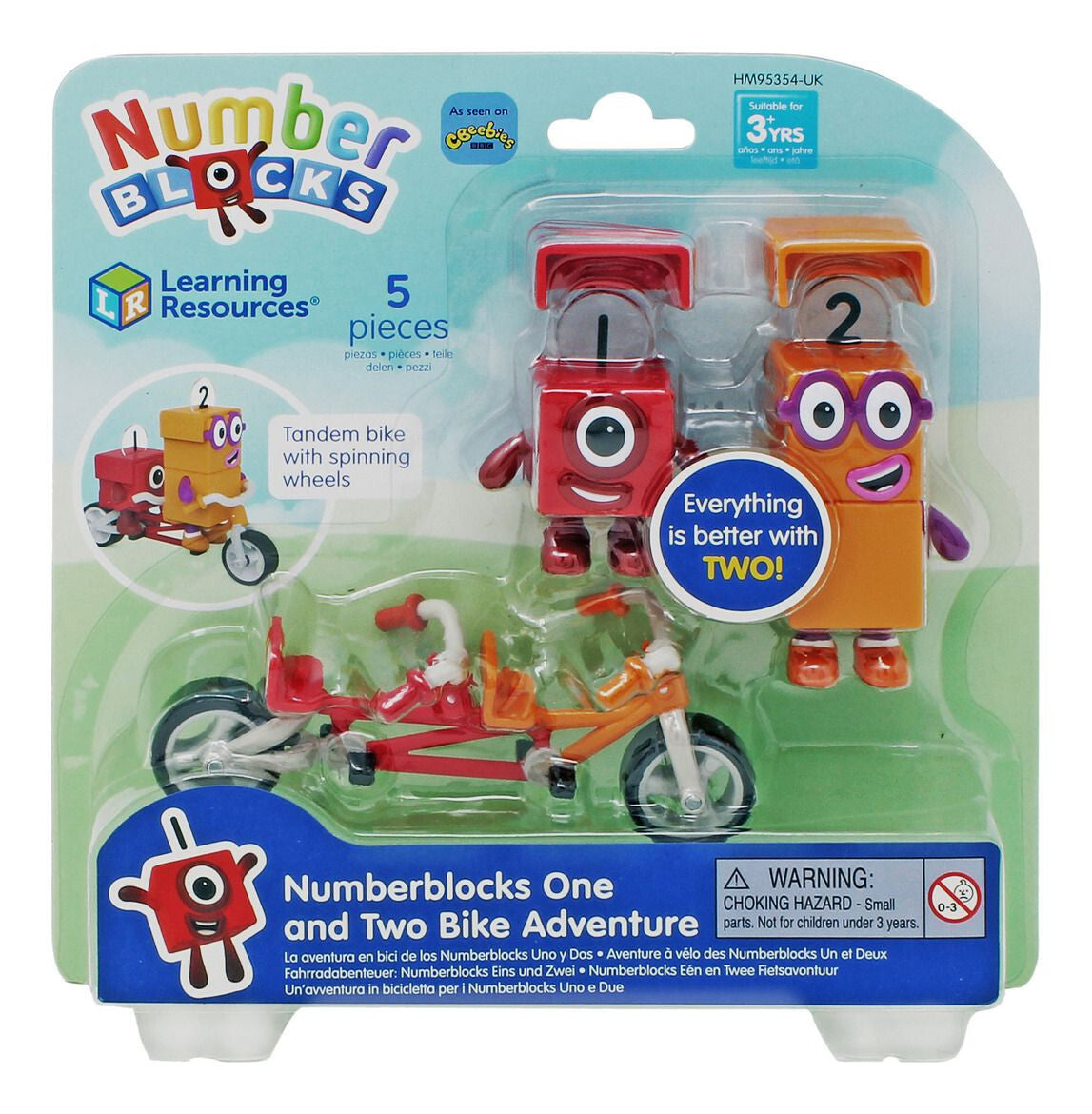 Numberblocks Vehicle Sets Educational Mathematics Toys CBeebies