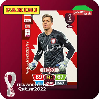 Panini Adrenalyn XL Qatar World Cup 2022 Trading Cards BASE SET #145-288