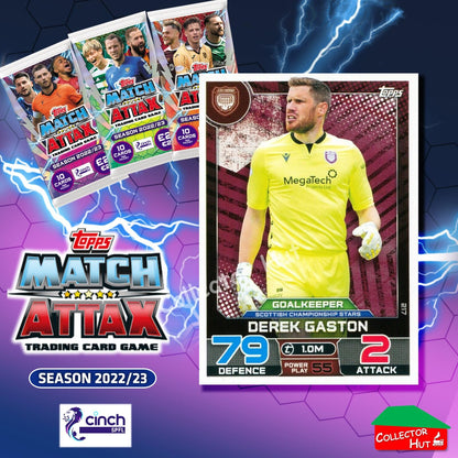 TOPPS MATCH ATTAX SPFL 2022/23 #163-264 Choose Your Card