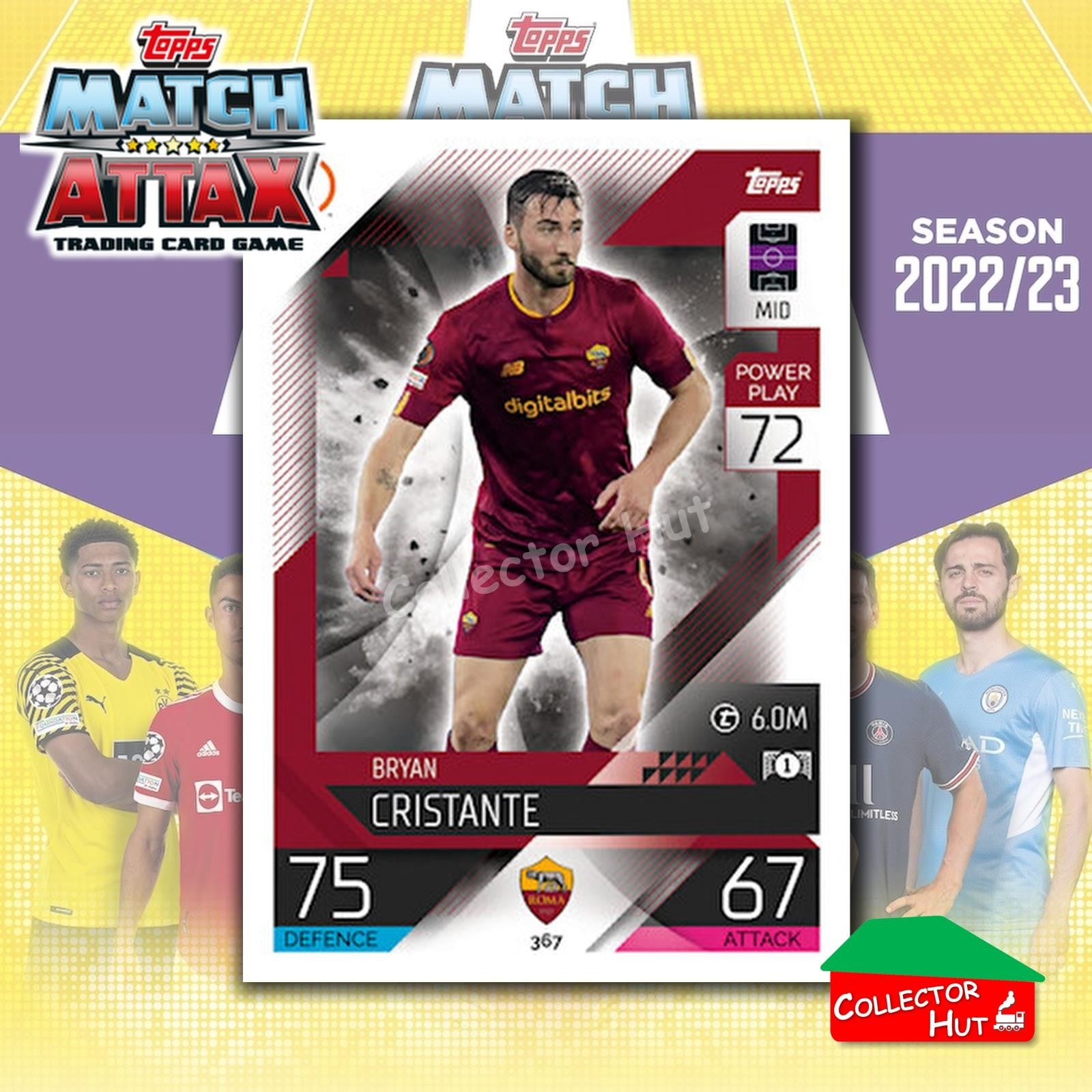 Topps Match Attax Europa Champions League 2022/23 TCG Trading Cards Base 190-387