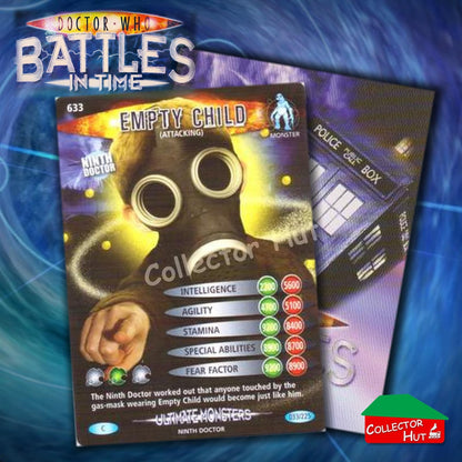 DOCTOR WHO Battles in Time #601-825 ULTIMATE MONSTERS RARE & COMMON Cards