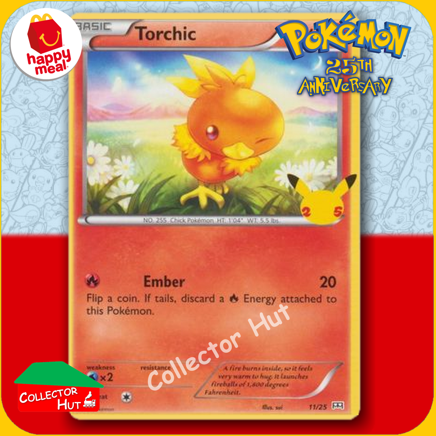 McDonald's Happy Meal 2021 Pokémon 25th Anniversary Trading Cards You Choose