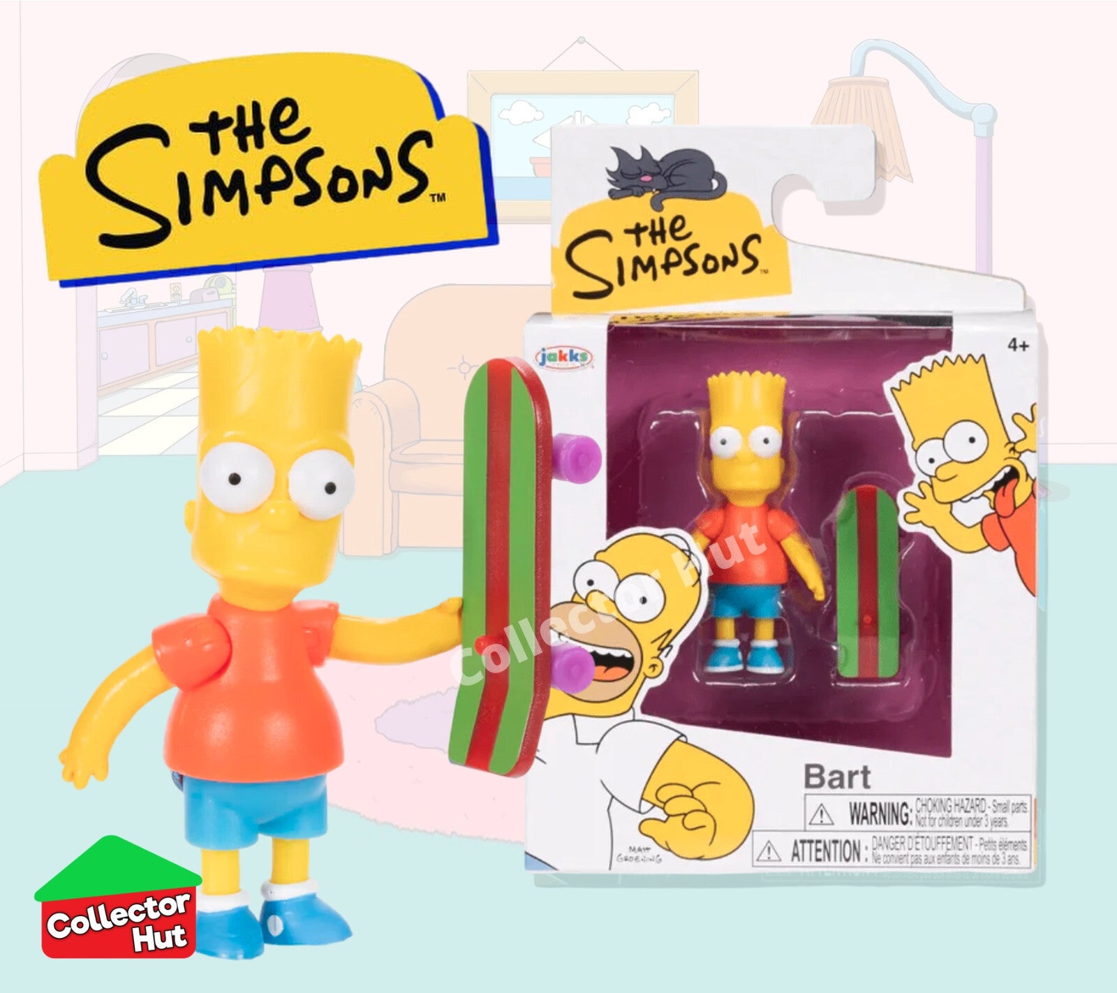 The Simpsons 2.5" Inch Figurine Playset Collection Jakks Pacific 2024