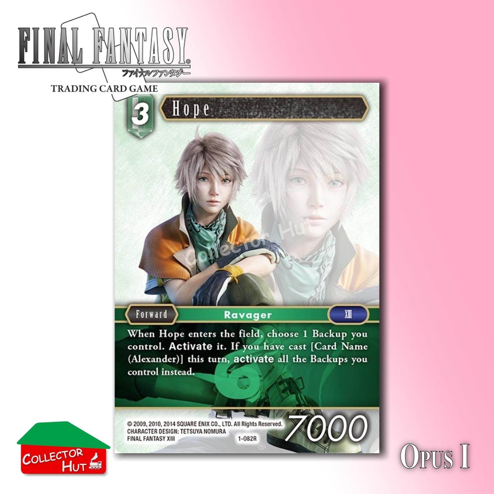Final Fantasy Trading Card Game OPUS I Singles You Choose