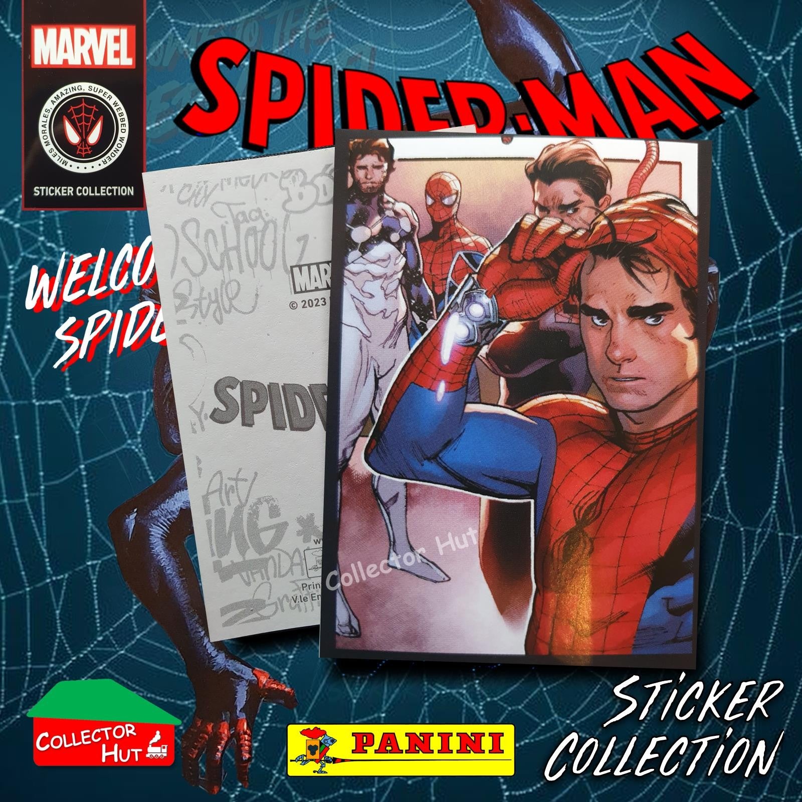 Panini Spider-Man Spider-Verse 2023 Collection Sticker Singles #1-163 & F1-30