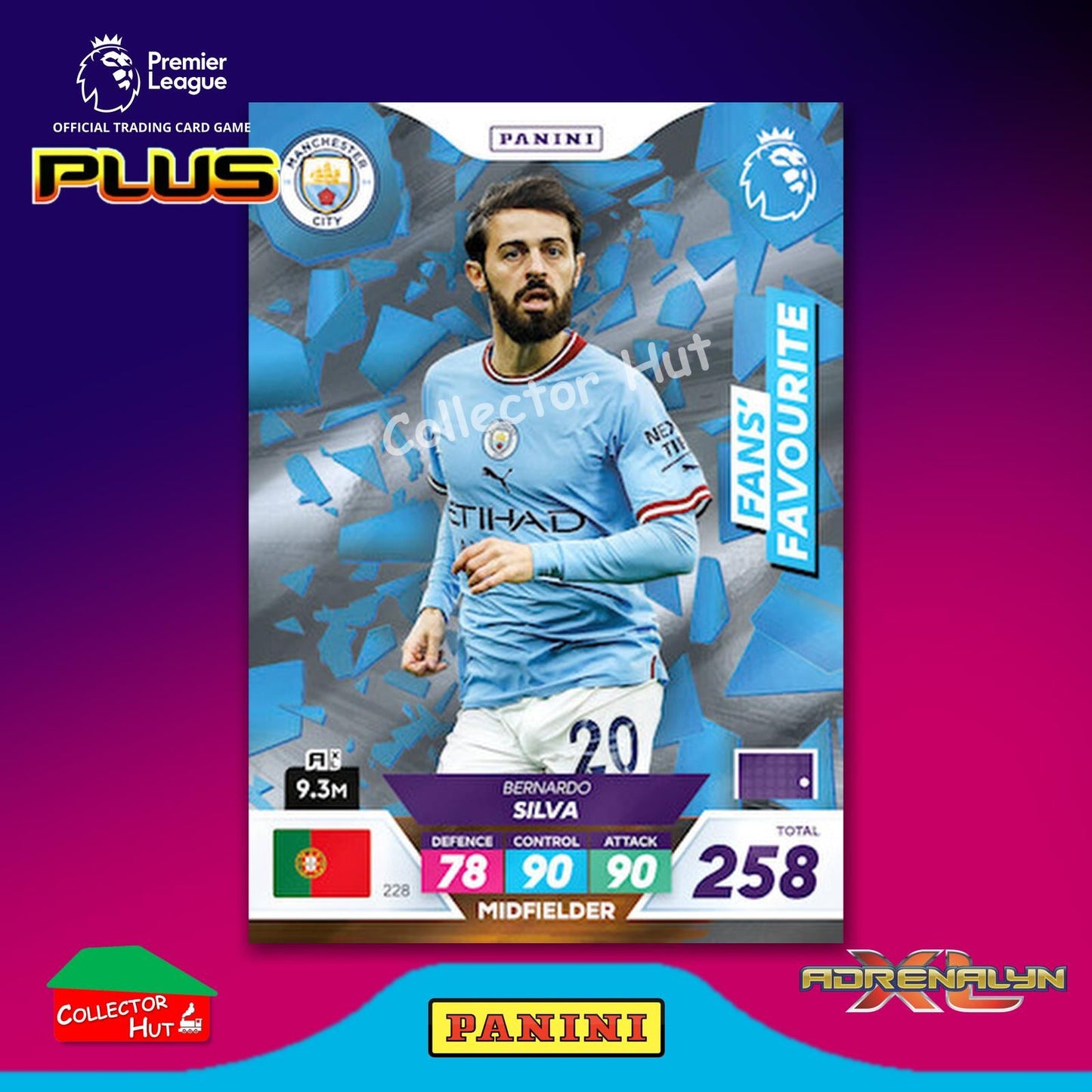 Panini Premier League Adrenalyn XL PLUS 2023 2022/23 Base Cards #190 - #369