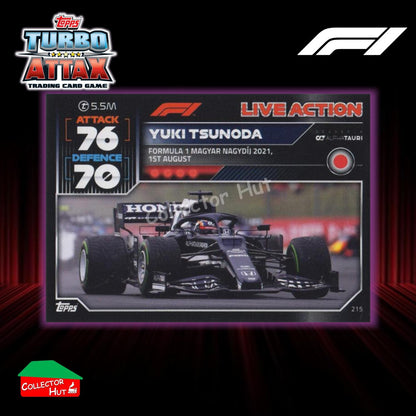 Topps Turbo Attax Formula 1 F1 2022 #136-279 Base Cards YOU CHOOSE