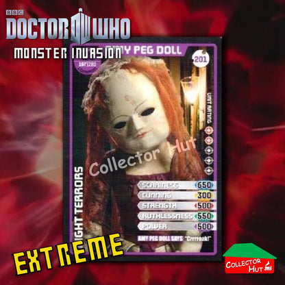 DOCTOR WHO Monster Invasion EXTREME Cards 166-344 New Fresh & Sleeved YOU CHOOSE