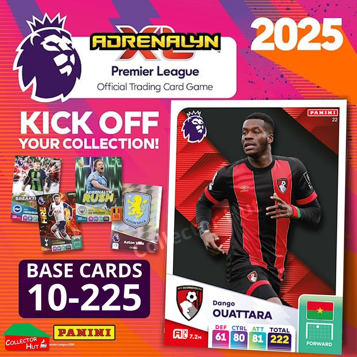 Panini Adrenalyn XL Premier League 2025 2024/25 Base & Foils #10-225