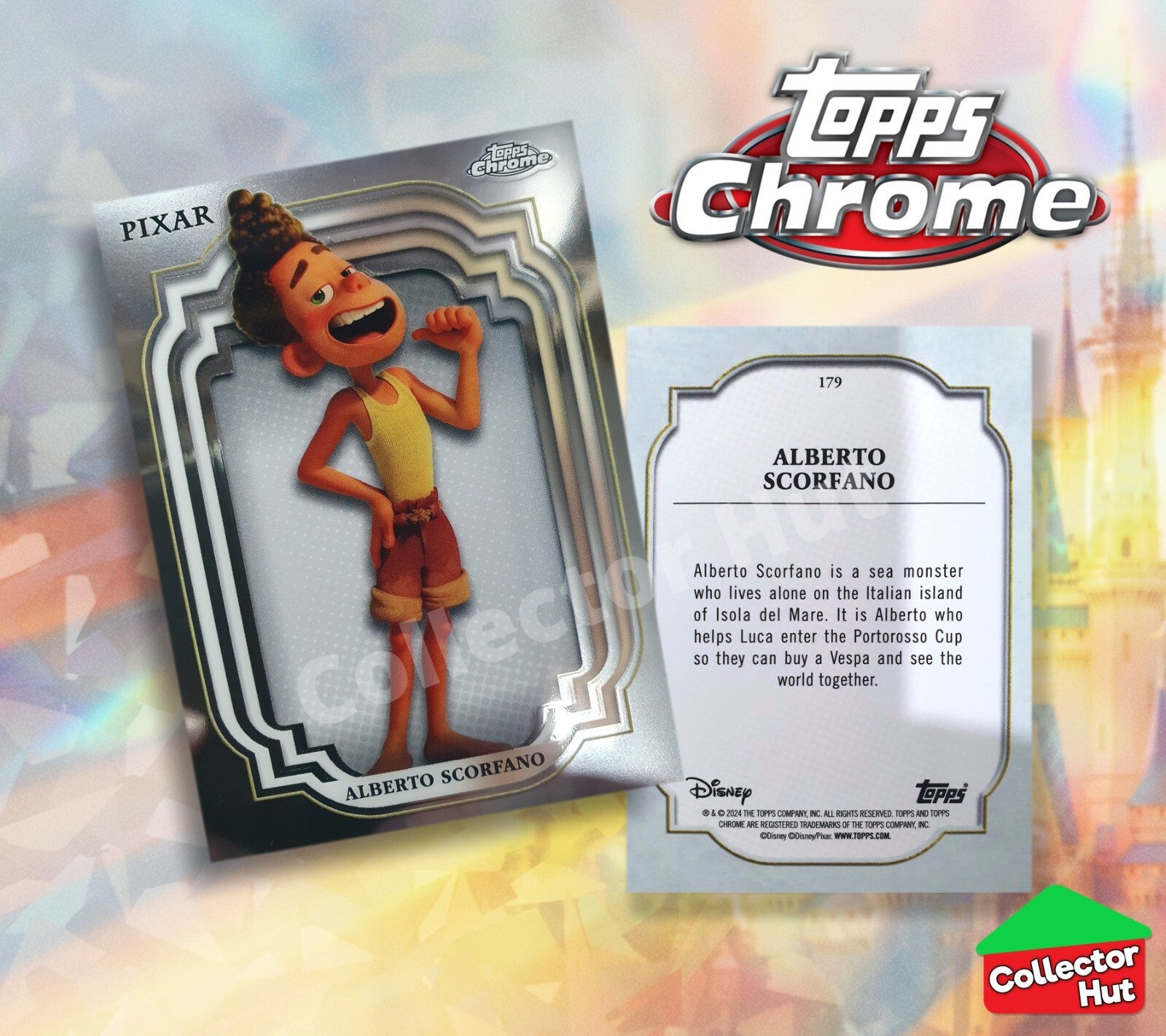 Disney Topps Chrome 2024 Base Cards 1-200 Pick Singles to Complete Your Set