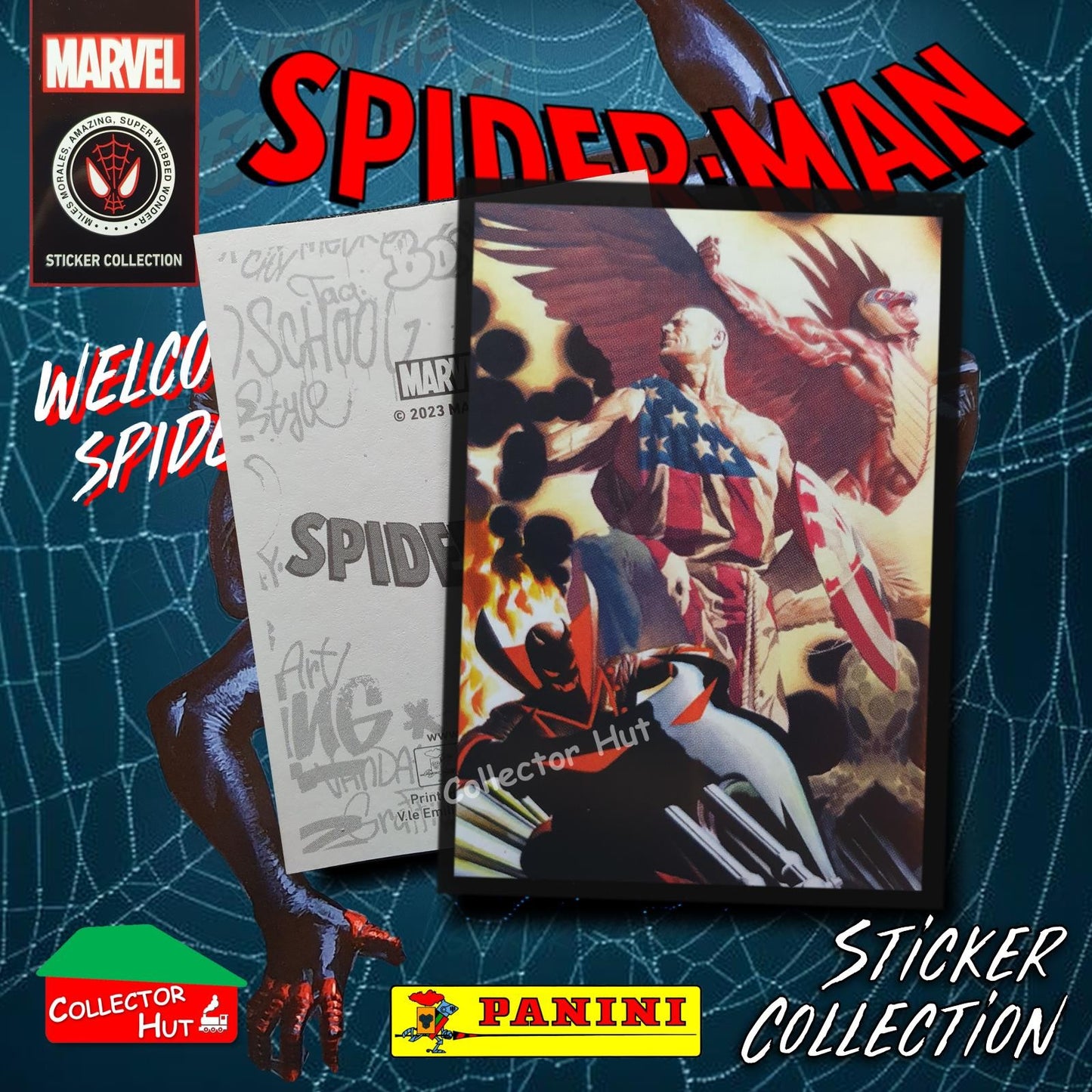 Panini Spider-Man Spider-Verse 2023 Collection Sticker Singles #1-163 & F1-30