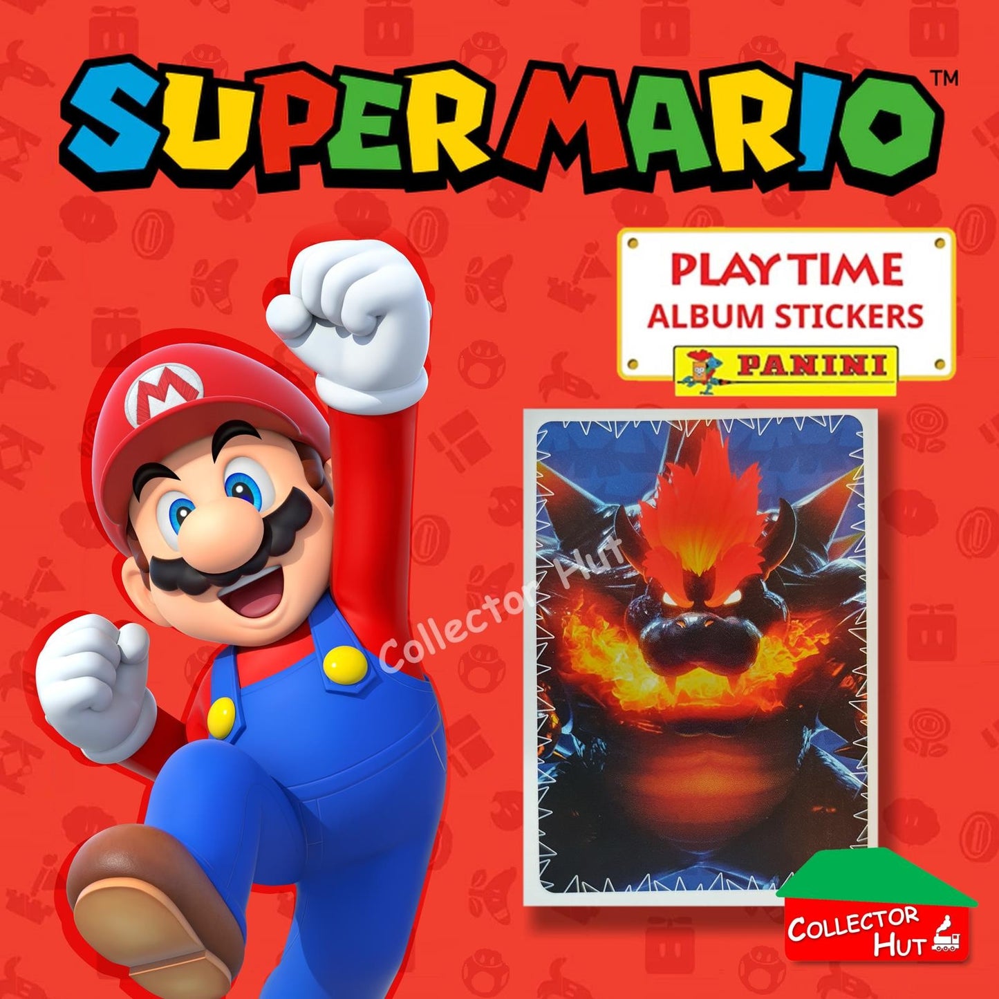Panini Super Mario Playtime Sticker Collection Singles