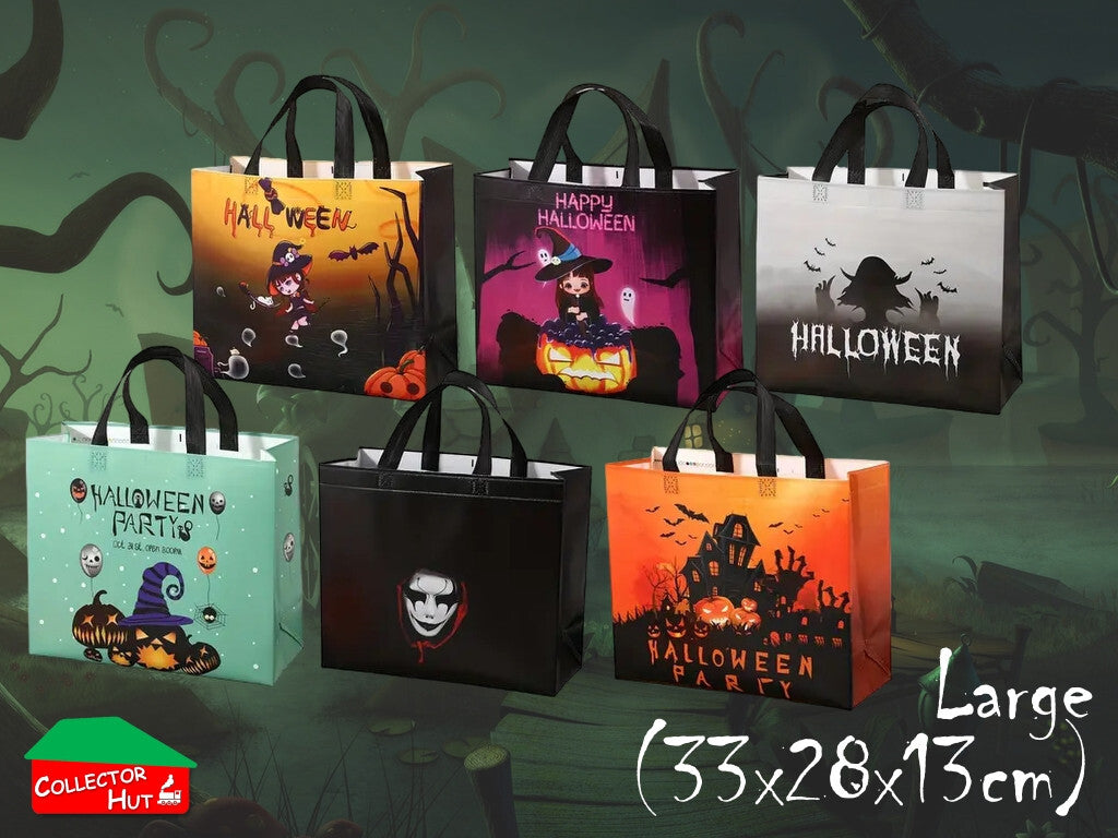 Halloween Novelty Tote Bags Trick or Treat Fabric Choose a Pattern